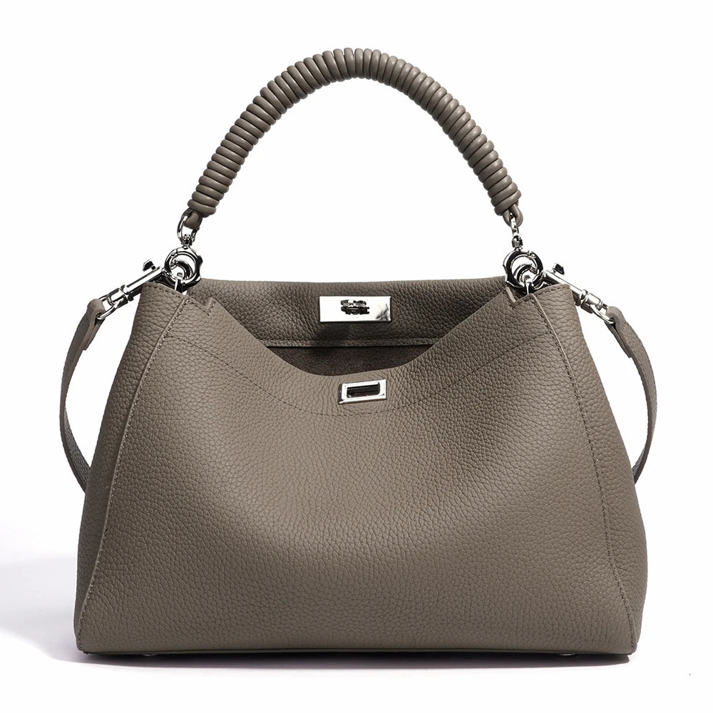 2026 New Arrival Fashion Spring Shoulder Bag with Elegant High-Grade Genuine Leather Women's Bag