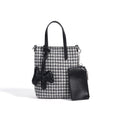 2026 New Canvas Linen Woolen with Leather Material Mini Handbags for Women OEM ODM Fashion Women's Small Bags Crossbody Bags