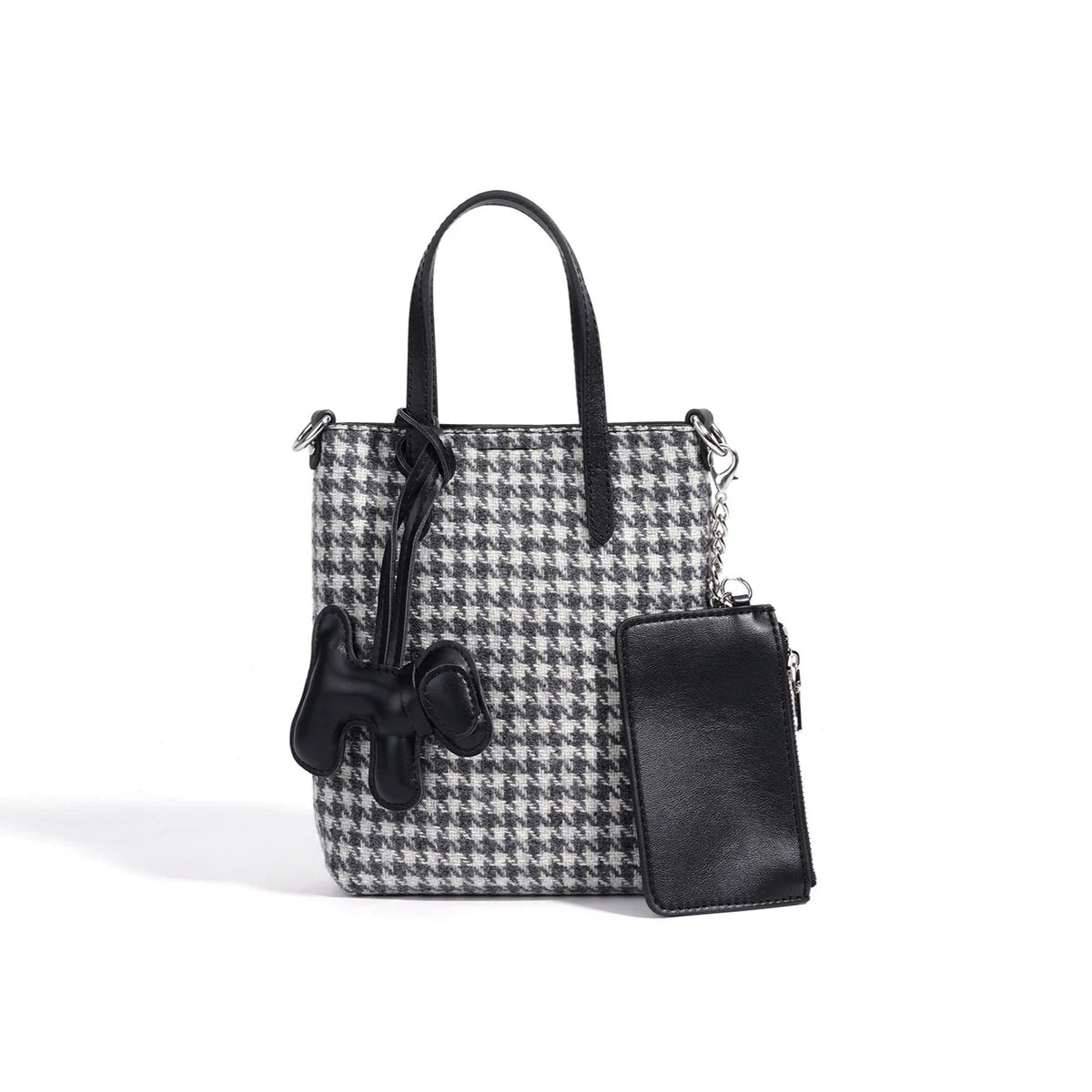 2026 New Canvas Linen Woolen with Leather Material Mini Handbags for Women OEM ODM Fashion Women's Small Bags Crossbody Bags