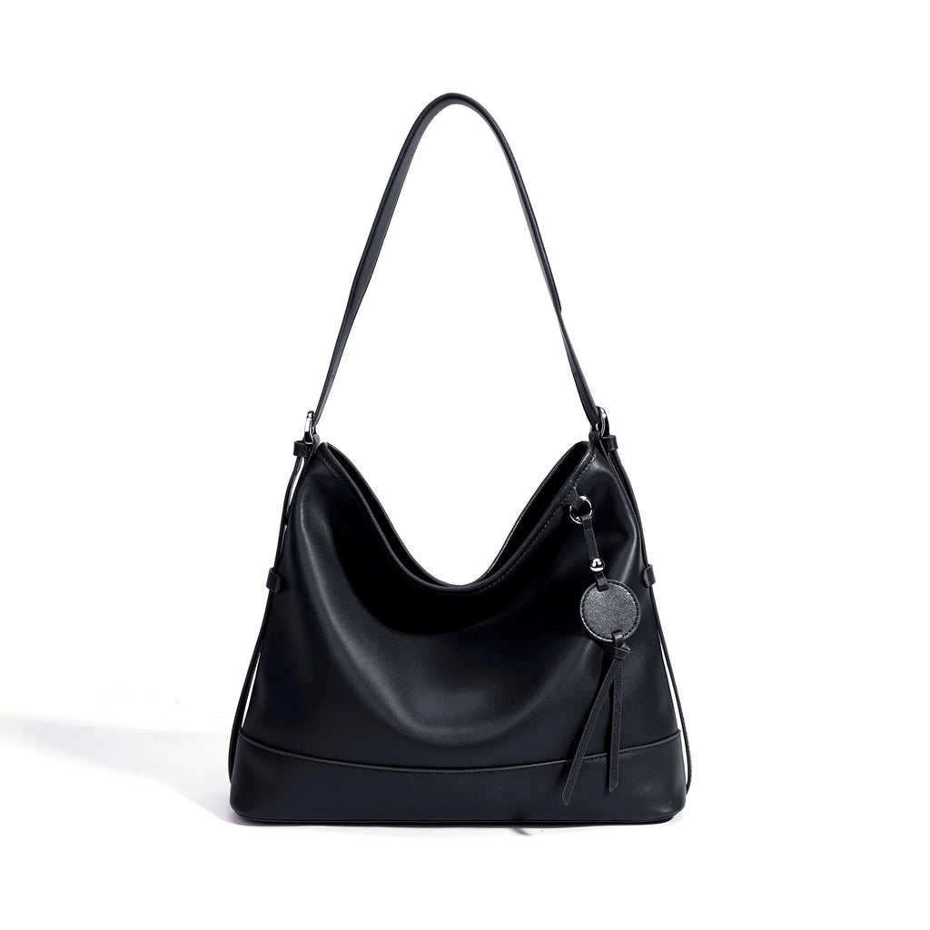 2026 New Genuine Leather Ladies Shoulder Bags Crossbody Bags Casual Fashion High Quality Cowhide Large Capacity Women's Bag