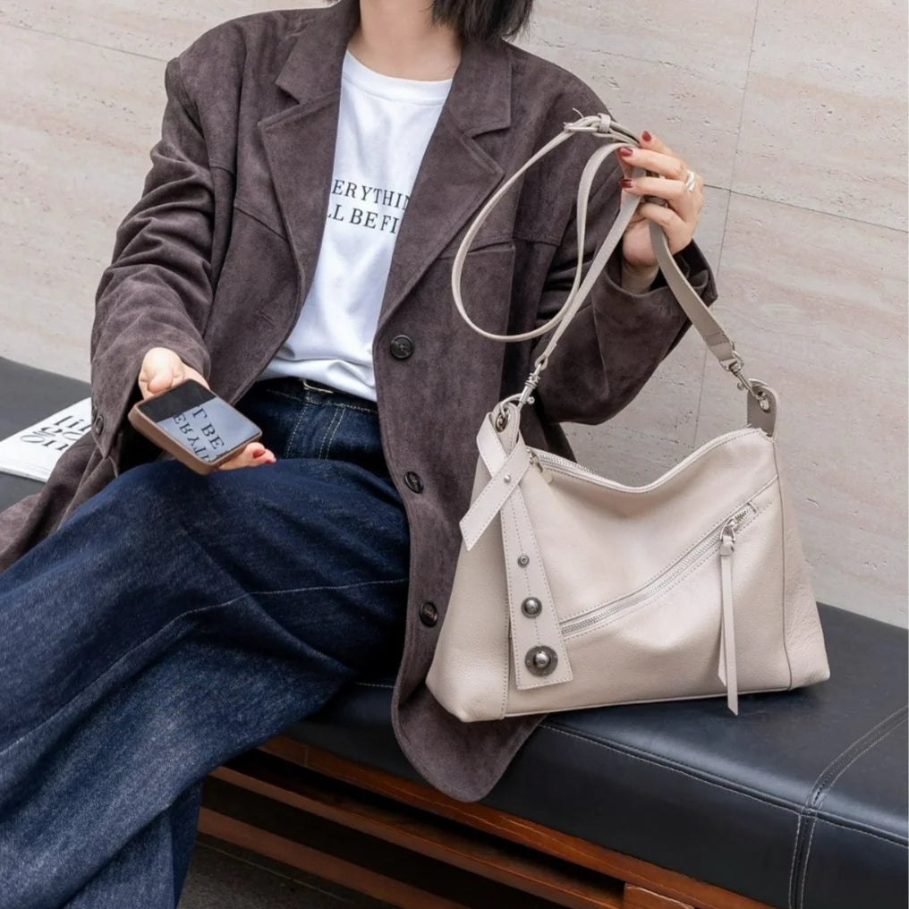 2026 New Genuine Leather Ladys Bags Leisure Fashion High Quality Cowhide Women's Crossbody Bag Shoulder Bags
