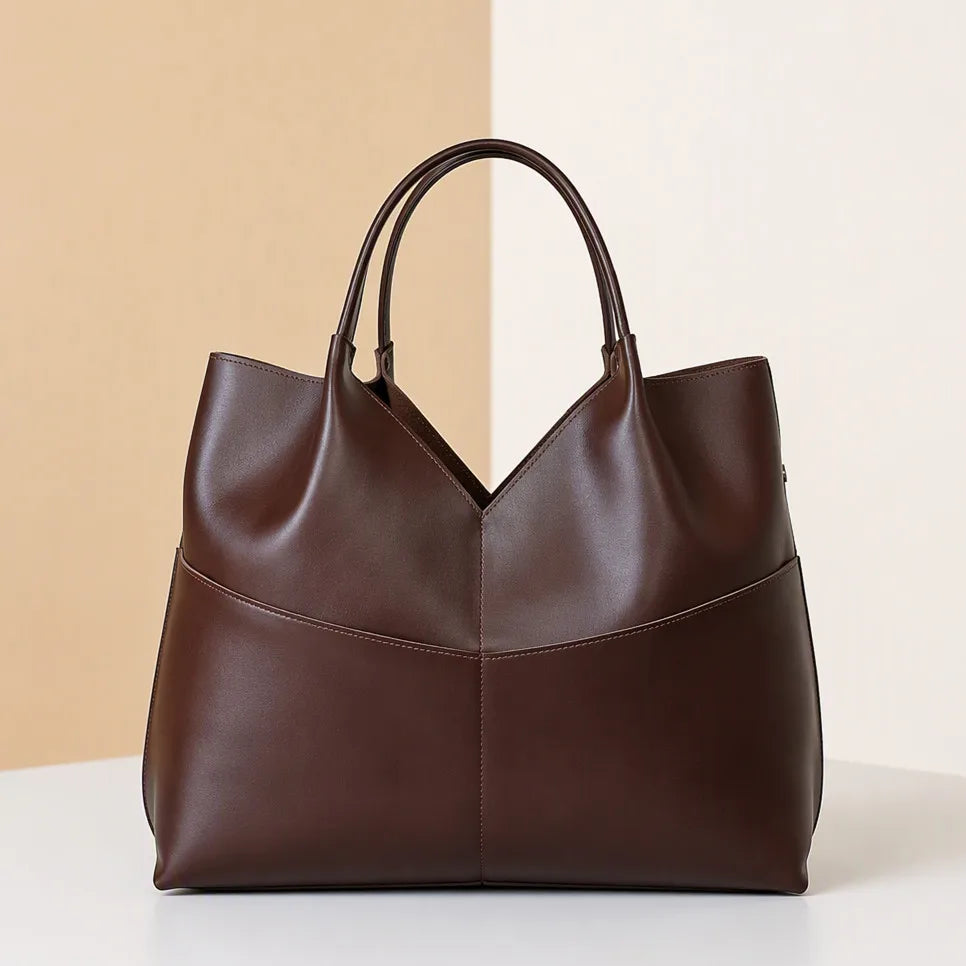 2026 New Genuine Leather Ladys handbags Shoulder Bags European Style Cowhide Tote Bags Large Women's Bags