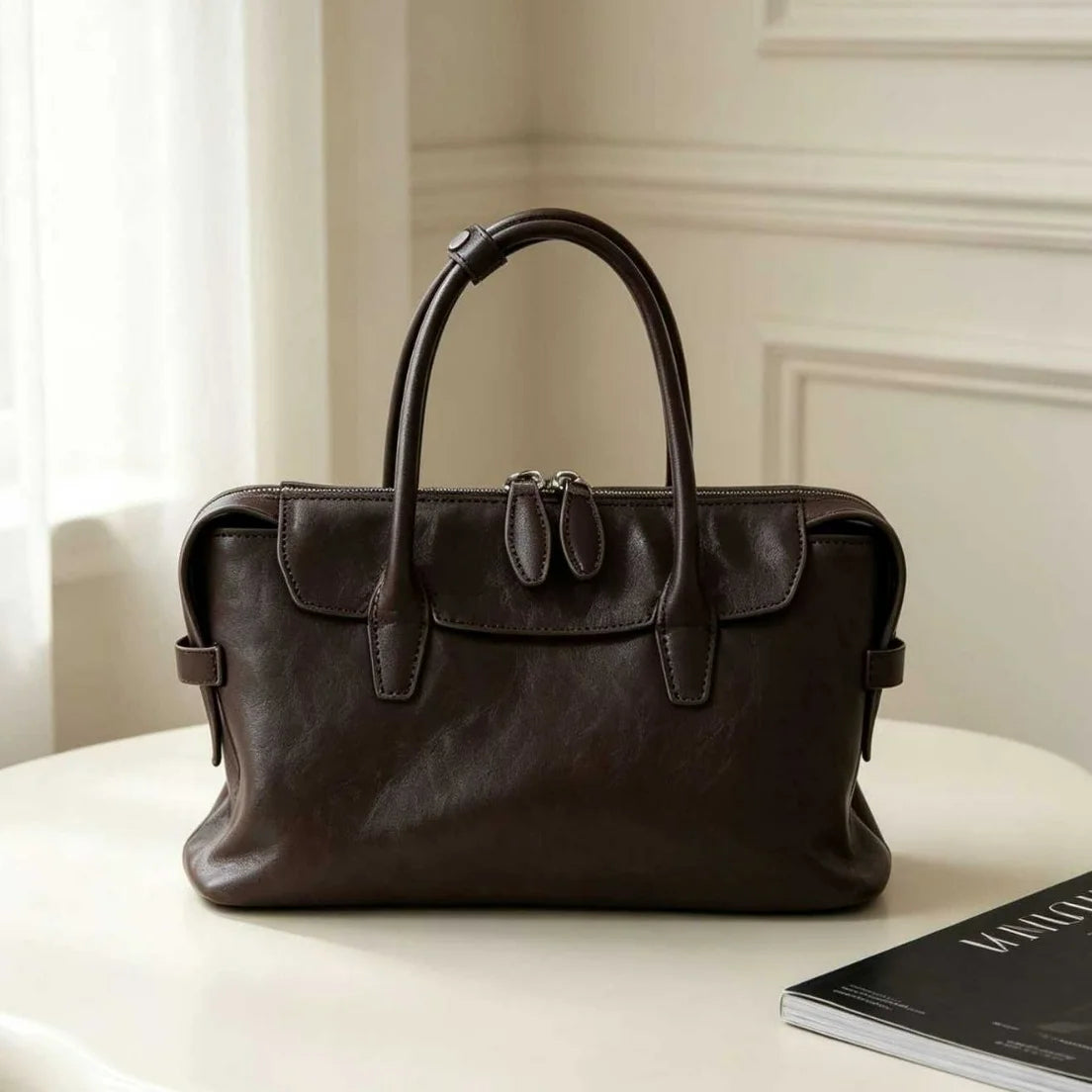 2026 New Genuine Leather Women's Bags Luxury Ladys handbags Crossbody Bags Vintage Style Cowhide handbags for Women