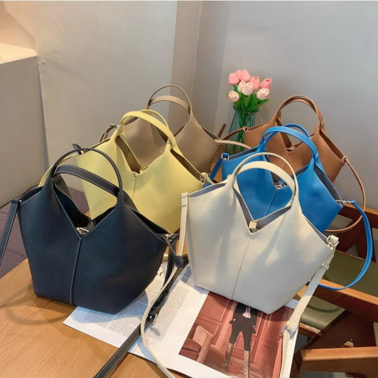 2026 New Genuine Leather Women's Handbags Wholesale or Custom High Quality Cowhide Ladies Bags Popular Ladys Bags