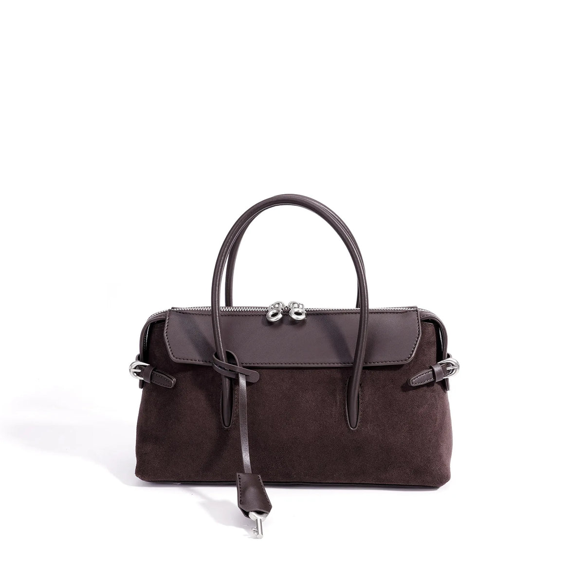 2026 New Genuine Leather Women's Handbags Crossbody Bags Retro Nubuck Cowhide Ladies Bags Suede Bags OEM ODM