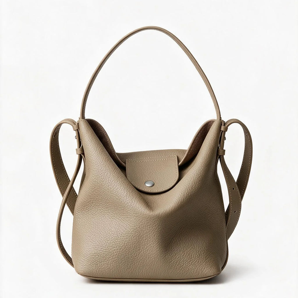 2026 New Genuine Leather Women's Handbags Casual Hobo Bags Fashion Cowhide Ladies Shoulder Bags Crossbody Bags