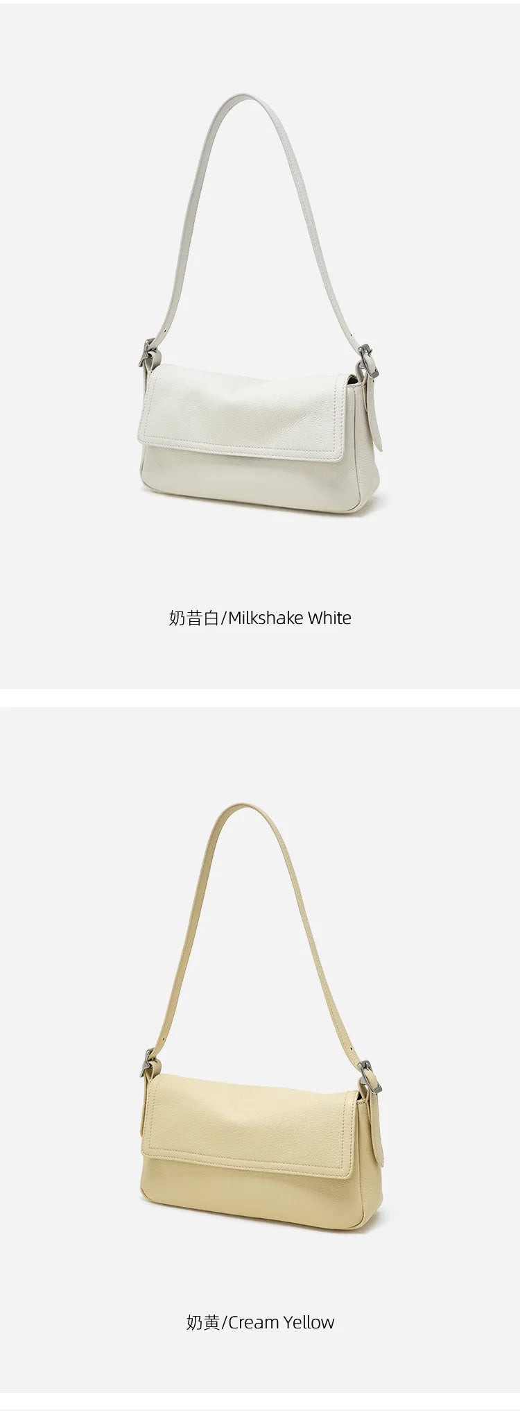 2026 New Genuine Leather Women's Shoulder Bags Crossbody Bags Design Simple Fashion Cowhide Messenger Bags for Women