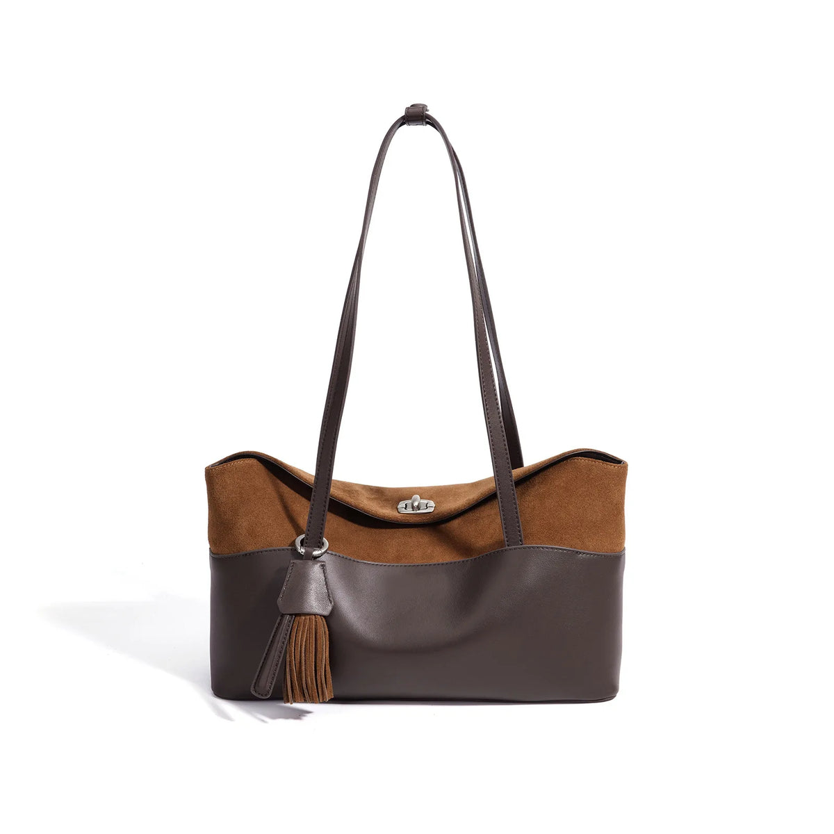 2026 New Genuine Leather Women's Shoulder Bags Underarm Bags Casual Fashion Ladies Bags Retro Suede Cowhide Handbags for Women