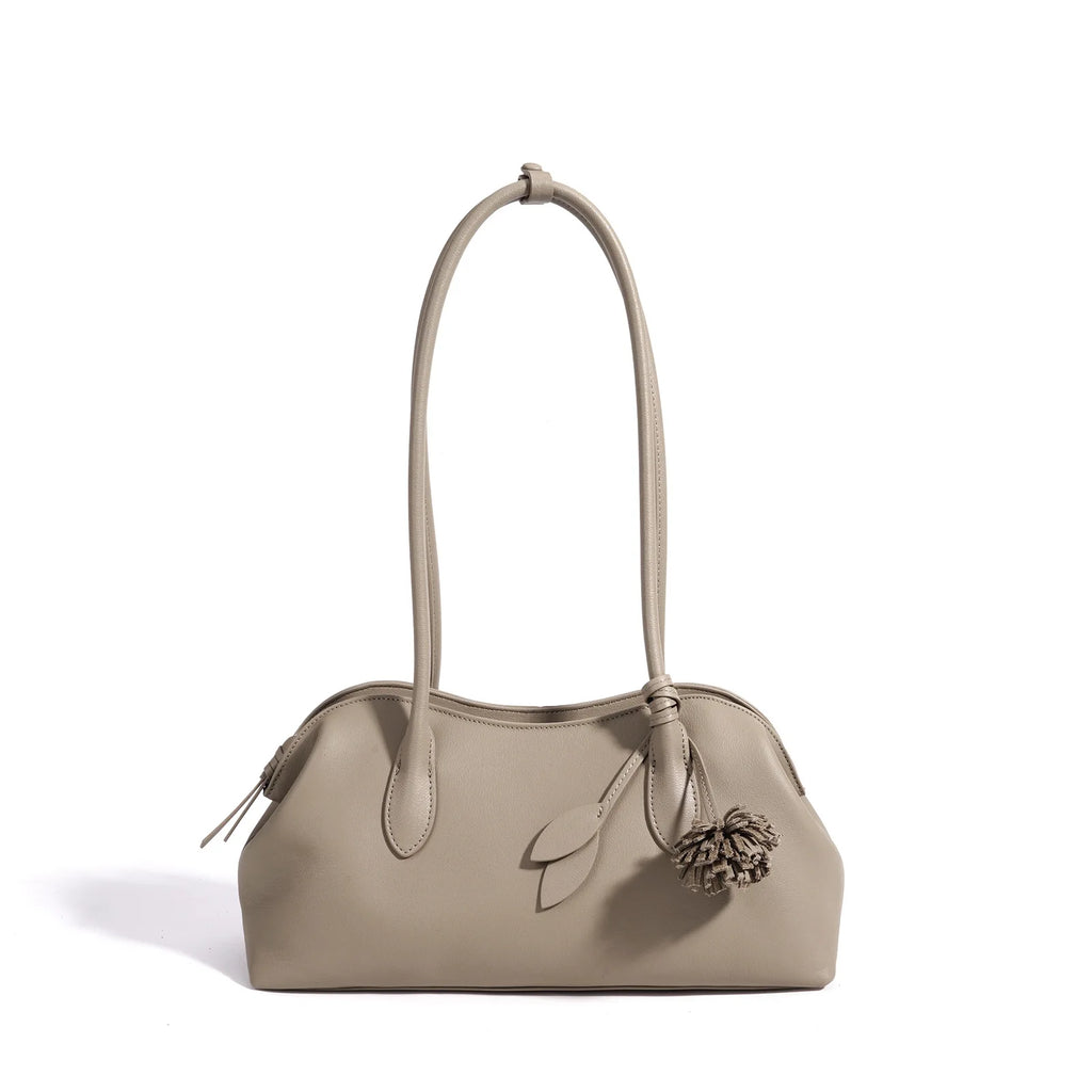 2026 New Genuine Leather Women's Shoulder Bag Underarm Bag Retro Style Ladys Bag High Quality Cowhide Handbags for Women