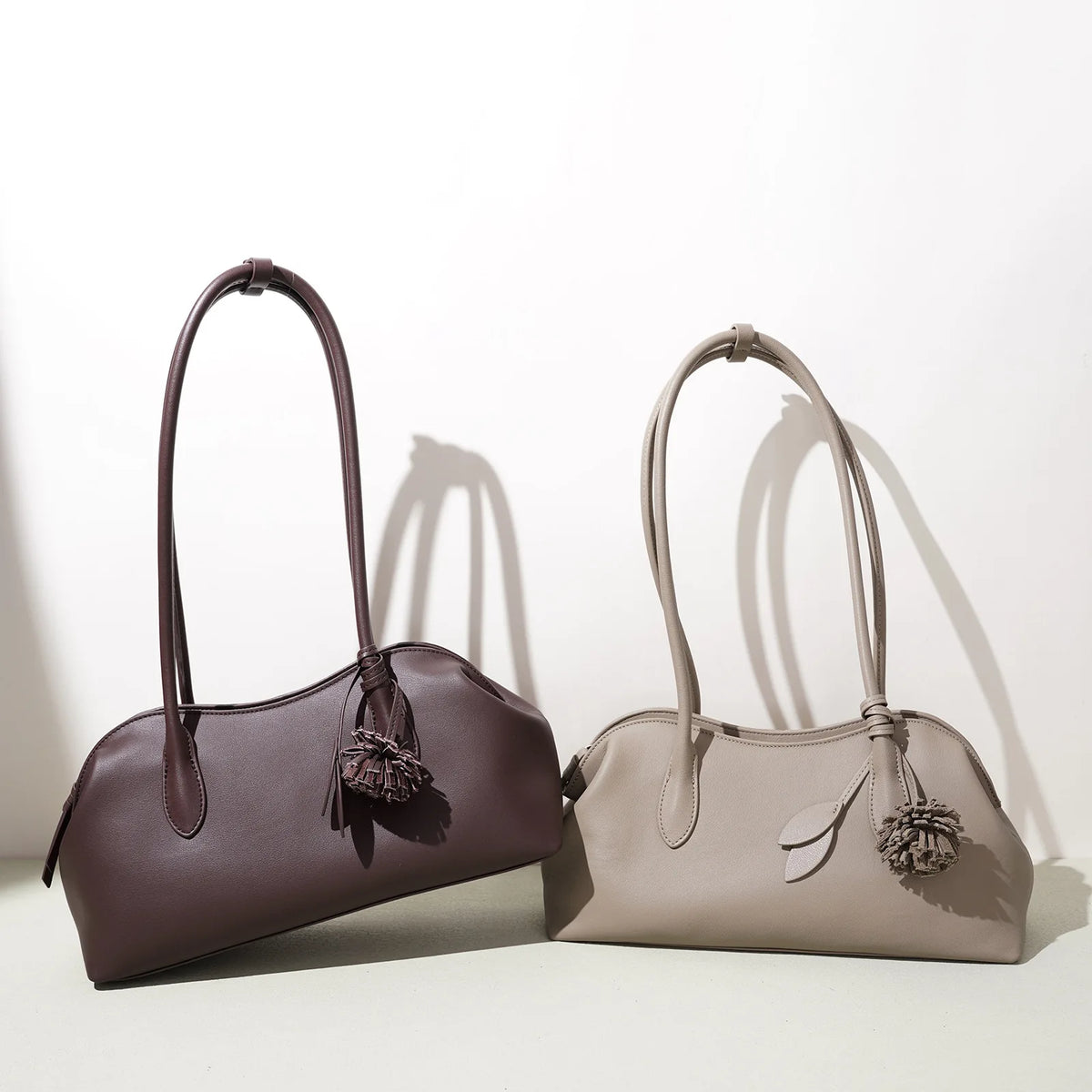 2026 New Genuine Leather Women's Shoulder Bag Underarm Bag Retro Style Ladys Bag High Quality Cowhide Handbags for Women