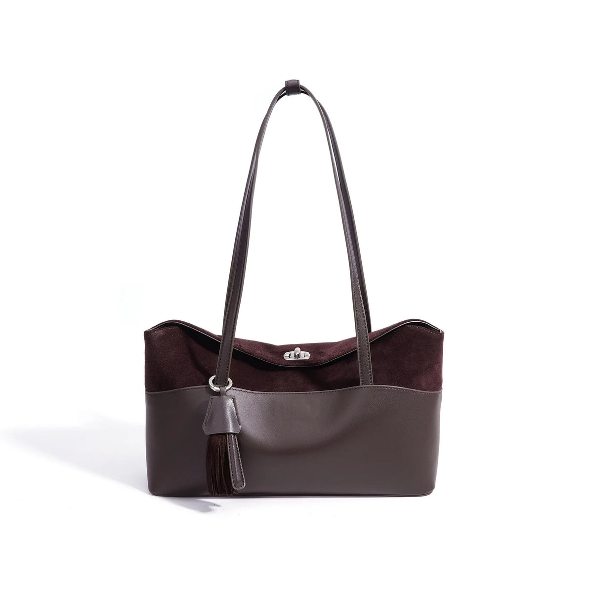 2026 New Genuine Leather Women's Shoulder Bags Underarm Bags Casual Fashion Ladies Bags Retro Suede Cowhide Handbags for Women