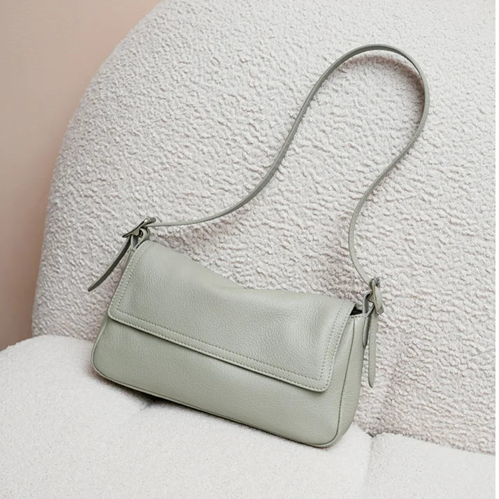 2026 New Genuine Leather Women's Shoulder Bags Crossbody Bags Design Simple Fashion Cowhide Messenger Bags for Women