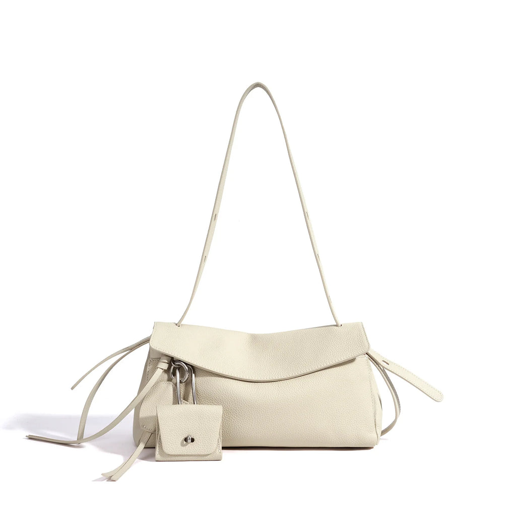 2026 New Genuine Leather Women's Shoulder Bags Underarm Bags Casual Fashion High Quality Cowhide Handbag for Women
