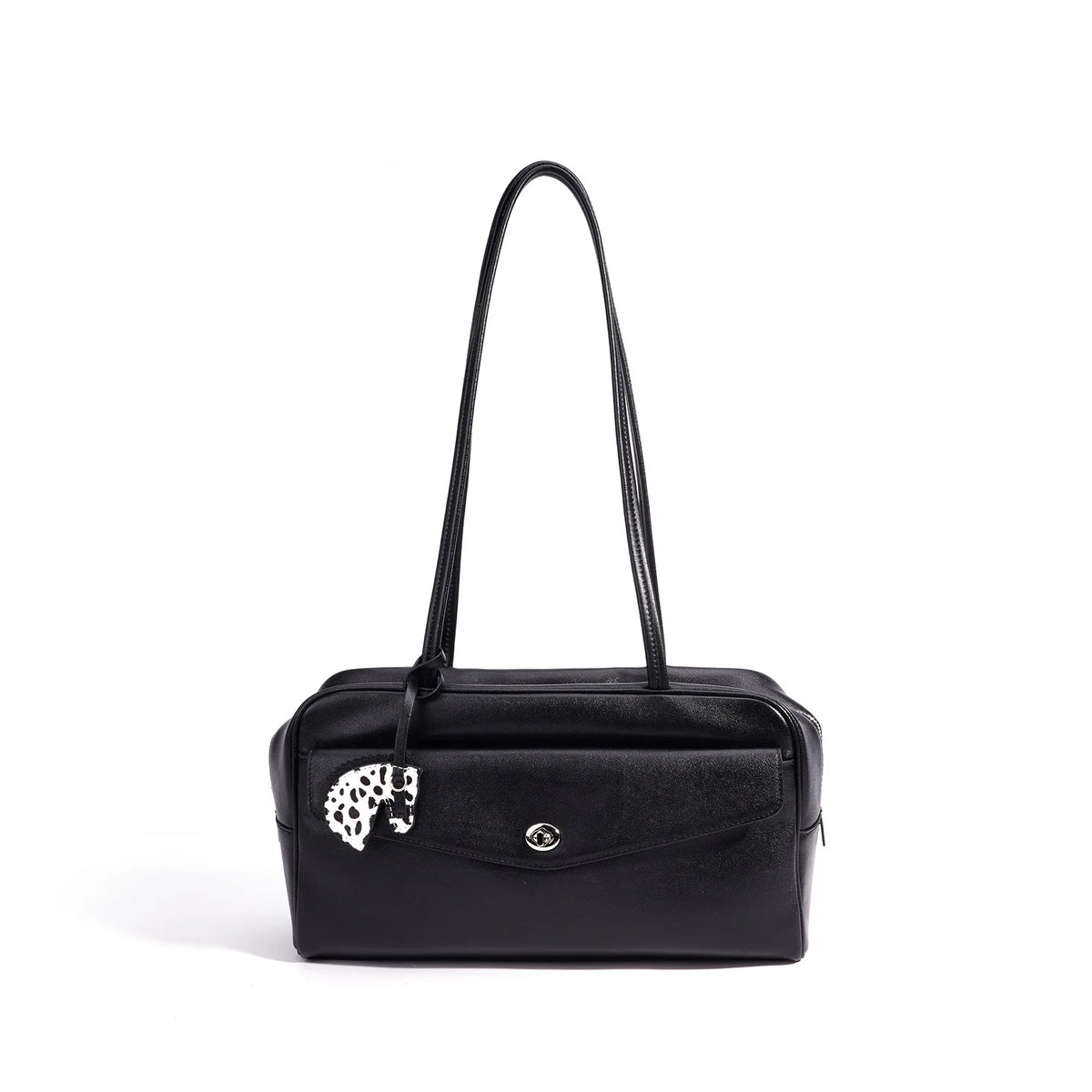 2026 New Genuine Leather Women's Shoulder Bags Boston Bags Design Simple Fashion Cowhide High Quality Ladies Bags