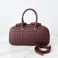 2026 New Genuine Leather Woven Bags High Quality Cowhide Handwoven Women's Handbags Crossbody Bags Boston Bags