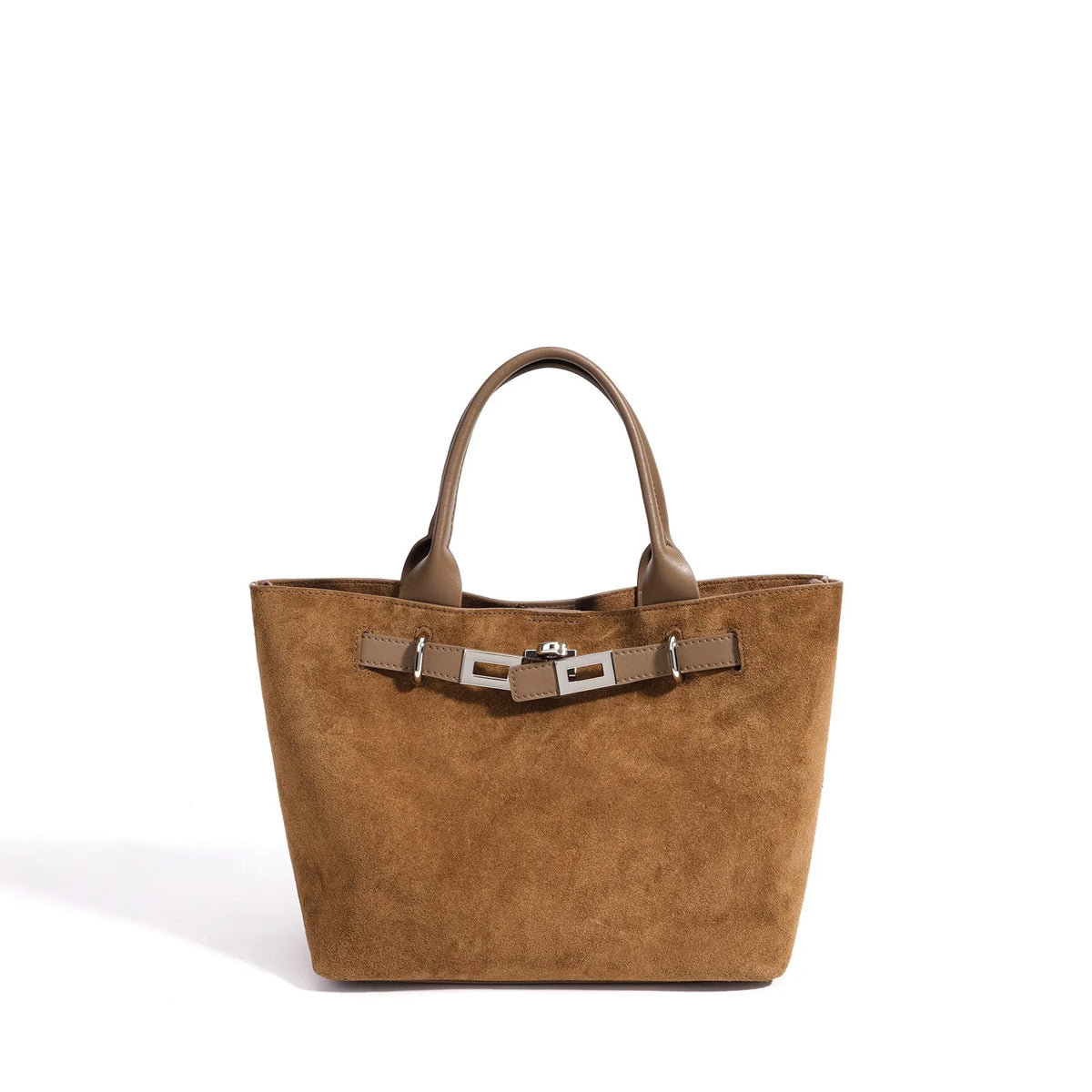 2026 New Nubuck Cowhide Ladies Handbags Bucket Bags Retro Style Genuine Leather Women's Bags Suede Bags OEM ODM