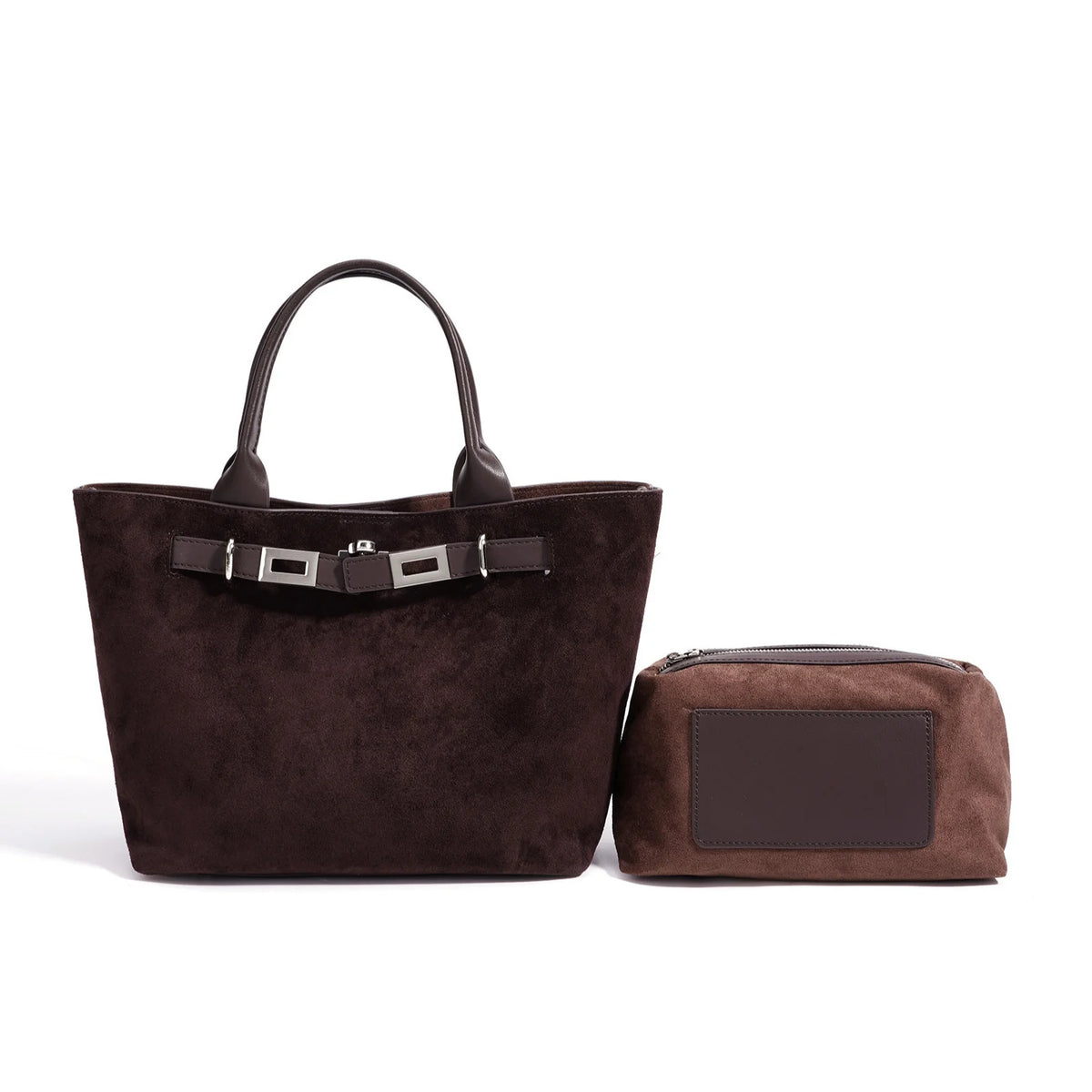 2026 New Nubuck Cowhide Ladies Handbags Bucket Bags Retro Style Genuine Leather Women's Bags Suede Bags OEM ODM