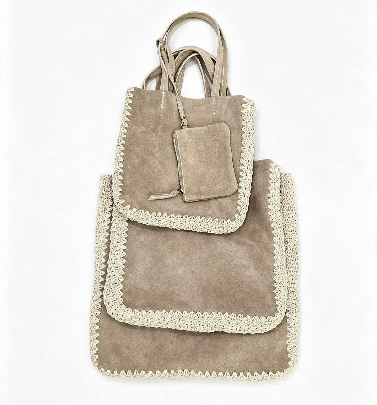2026 New Nubuck Cowhide Women's Shoulder Bags Tote Bags Casual Fashion Genuine Leather Ladys Bag Suede Bags