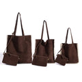 2026 New Nubuck Cowhide Women's Shoulder Bags Tote Bags Casual Fashion Genuine Leather Ladys Bag Suede Bags