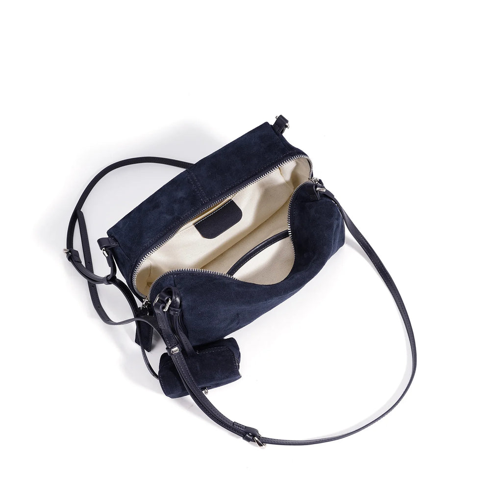 2026 New Suede Bags Autumn/Winter Nubuck Cowhide Women's Shoulder Bag Crossbody Bag Genuine Leather Ladies Bags