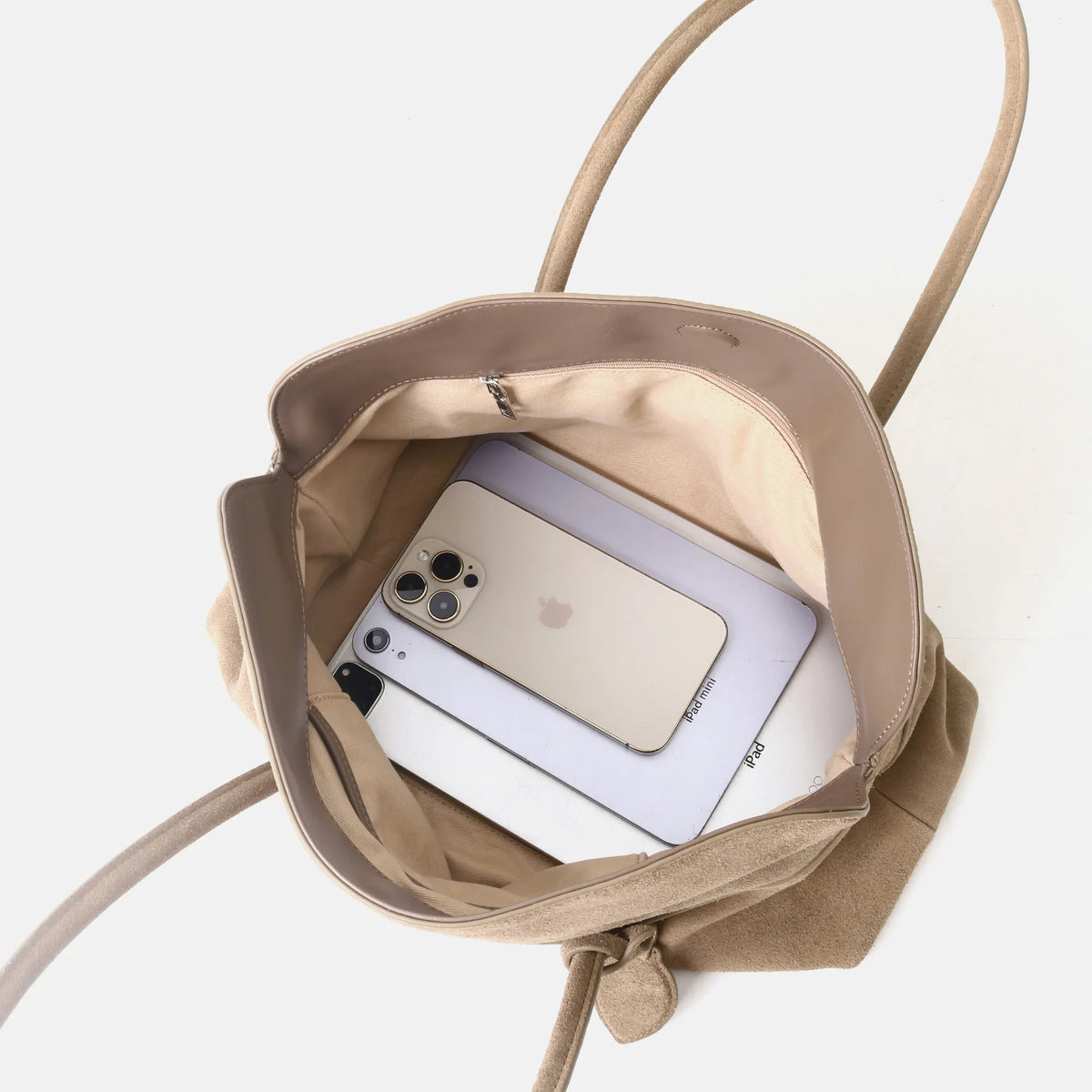 2026 New Suede Bags Casual Style Genuine Leather Women's Shoulder Bags High Quality Nubuck Cowhide Handbag for Women