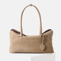 2026 New Suede Bags Casual Style Genuine Leather Women's Shoulder Bags High Quality Nubuck Cowhide Handbag for Women