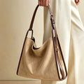 2026 New Suede Bags Casual Style Nubuck Cowhide Women's Shoulder Bags Crossbody Bags Genuine Leather Handbags for Women