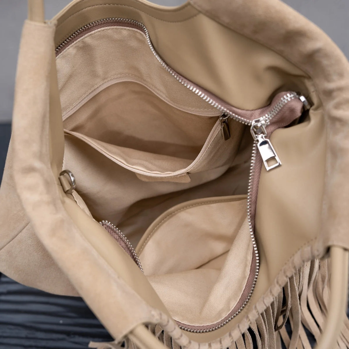 2026 New Suede Cowhide Women's Handbags Bohemian Style High Quality Genuine Leather Ladies Shoulder Bags Crossbody Bags