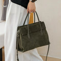 2026 New Suede Cowhide Women's Handbags Crossbody Bags Retro Style Genuine Leather Bags for Women