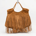 2026 New Suede Cowhide Women's Handbags Bohemian Style High Quality Genuine Leather Ladies Shoulder Bags Crossbody Bags