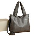 2026 New Vintage Summer Large Capacity Soft PU Leather Lady Fashion Shoulder Bag with Zipper Closure for Women Daily Use