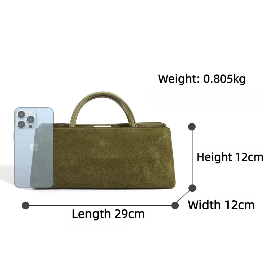 2026 New Women's Bag Suede Bags High Quality Nubuck Cowhide Ladies Handbag Cross Body Bag Genuine Leather Handbags for Women