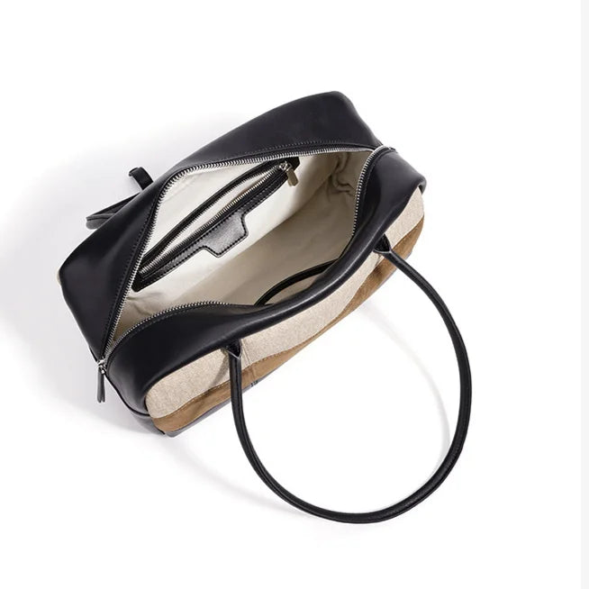 2026 New Women's Bags Casual Fashion Genuine Leather Ladies Shoulder Bags Boston Bags Large Capacity handbags for Women