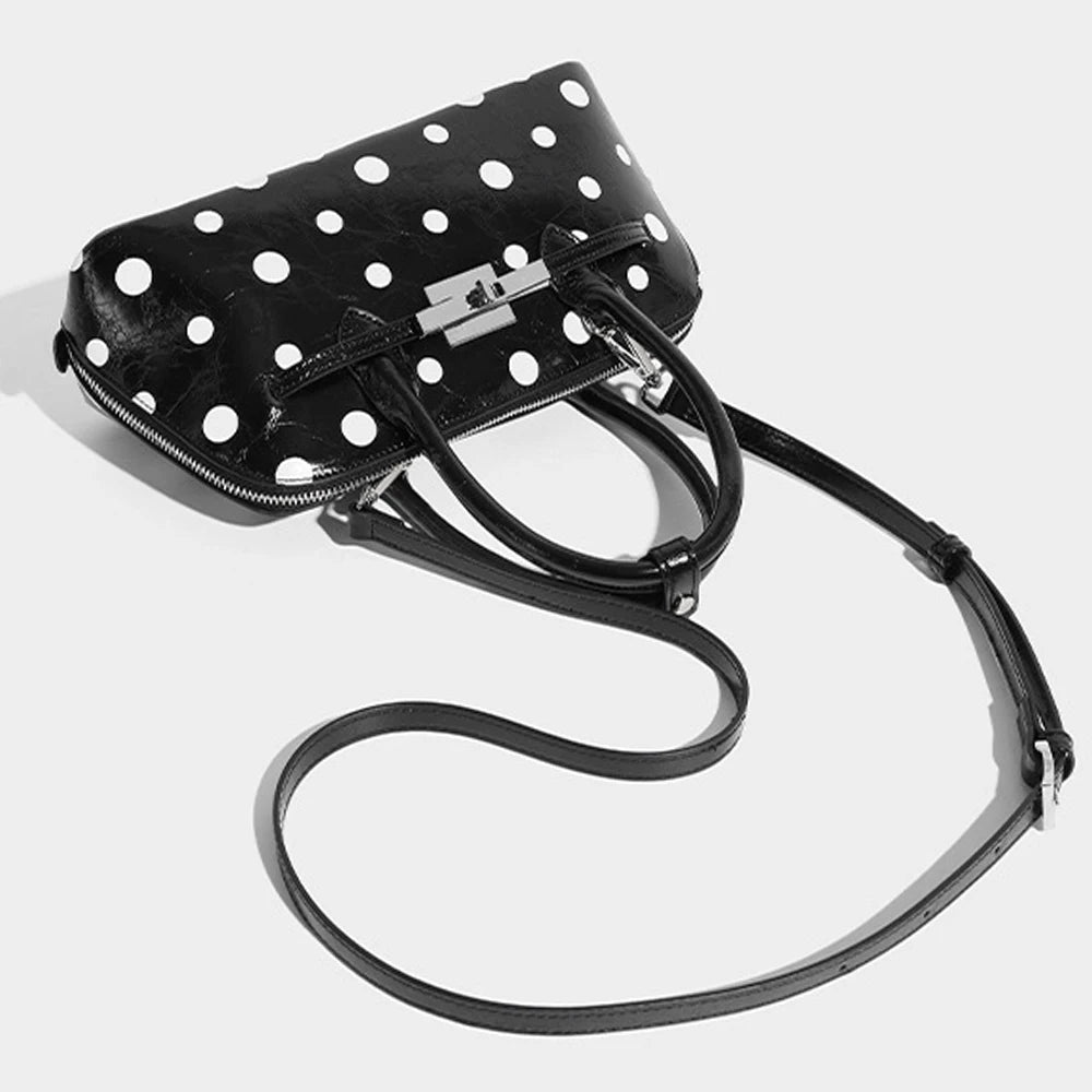 2026 Niche Boston Leopard Pillow Bag New Arrival Trendy Chic Shoulder Crossbody Bag Polyester Zipper Hidden Cell