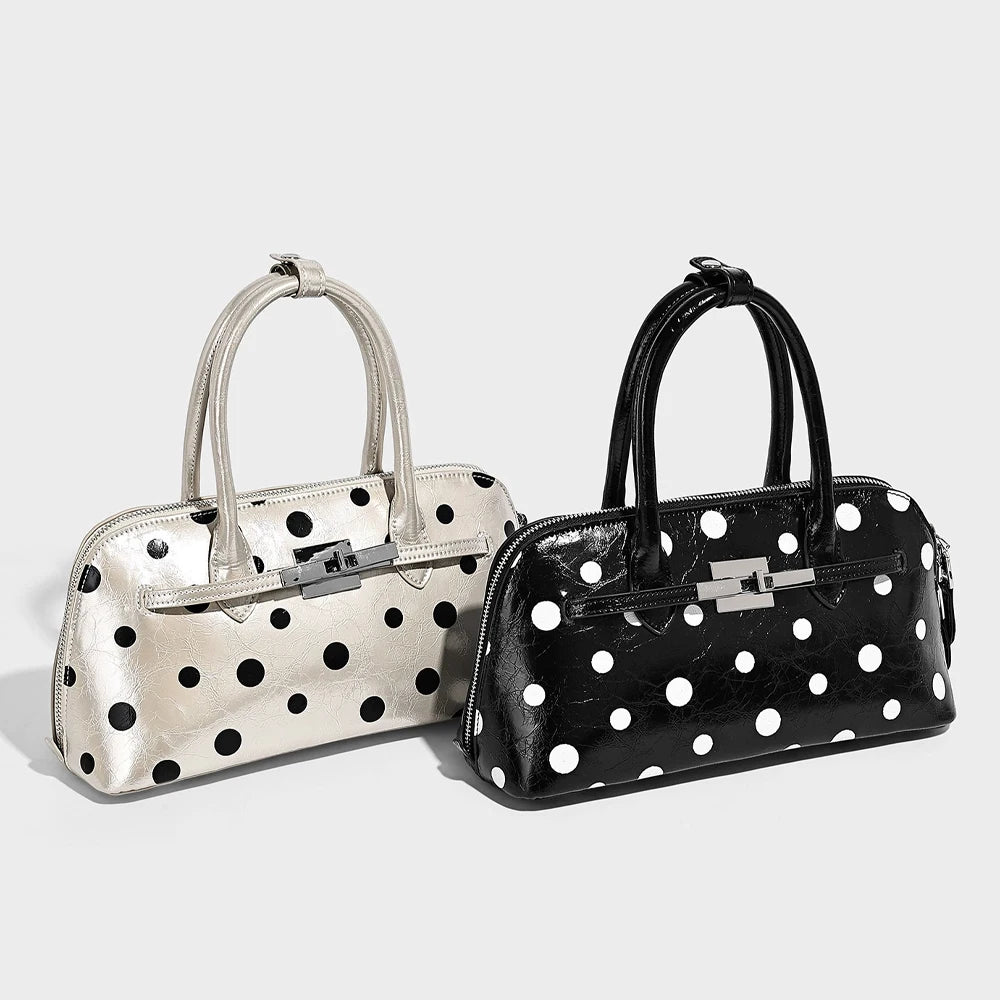 2026 Niche Boston Leopard Pillow Bag New Arrival Trendy Chic Shoulder Crossbody Bag Polyester Zipper Hidden Cell