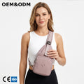 3073 J Light Weight Nylon Messenger Bag Unisex Crossbody Purse With Polyester Lining Zipper Closure Multiple Compartments