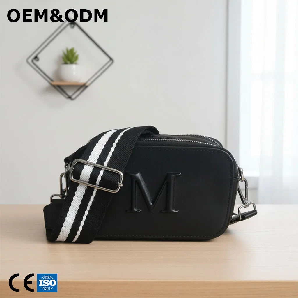 3080 L Personalized Embossed Letter Logo Trendy Small Crossbody Purse PU Leather Mini Messenger Single Polyester Summer/Winter