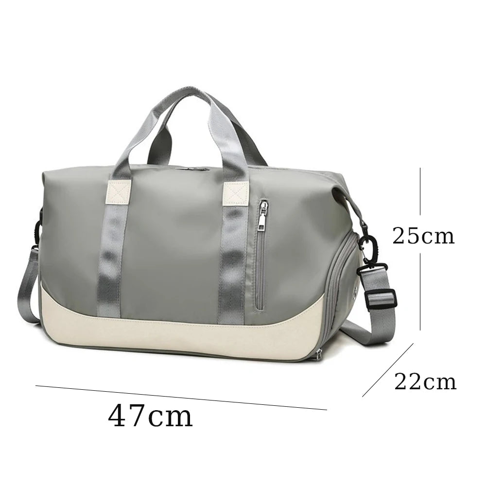 3143 SHINEERA Ready Oxford Gym Duffle Bag Large Capacity Travel Organizer Tote Bag Gym Backpack Bag Men of Travel for Women