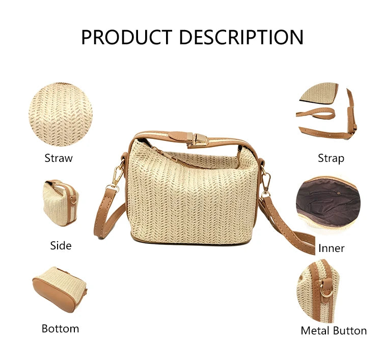 3172 SHINEERA Ready Women Cheap Straw Crossbody Bag Shopping Lady Handbag Woven Straw Beach Tote Bags Vacation for Women