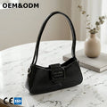 3182 -2 Wholesale New High Quality Lady Handbag Vegan Leather Purse Sling Shoulder logo Handbag Vintage Underarm Bag for Women