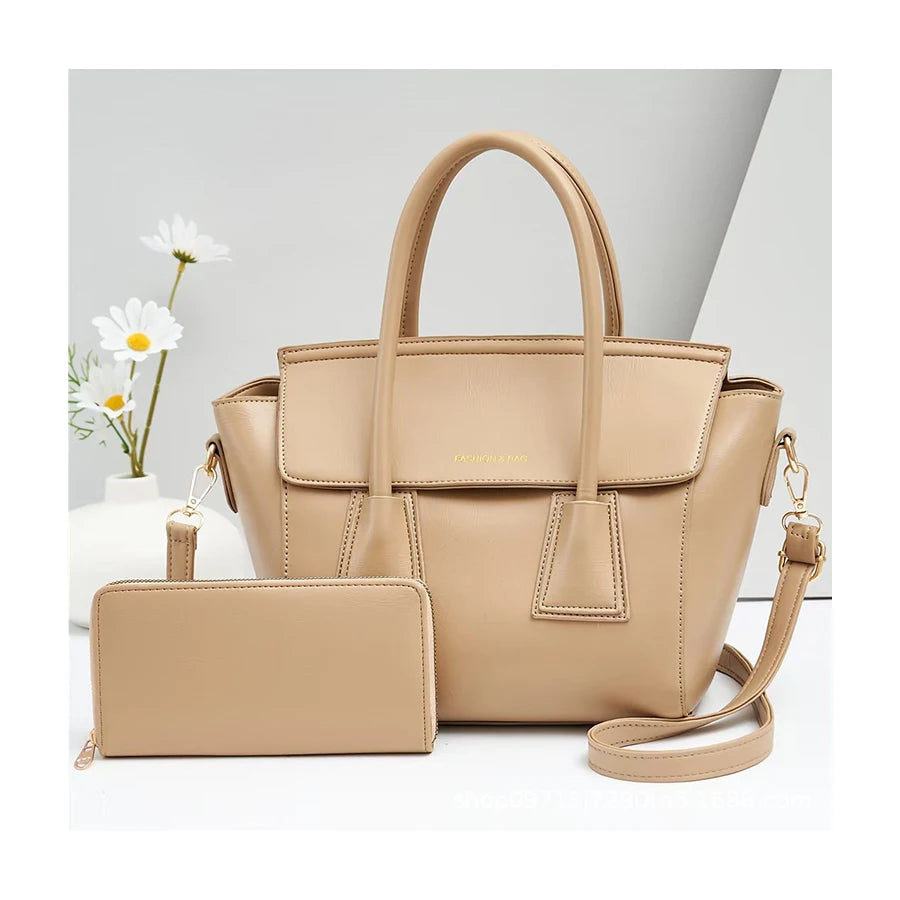 3186 -1 Ready Designer New Women Tote Bag Crossbody Bag Purse Ladies Cheap Zipper Fashion Leather Tote Bag Handbag Set