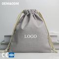 3201 G+ Custom Cotton Dust Bag Drawstring Storage Pouch for Handbag Protection Travel Organizer Packaging Tote Cover