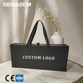 3204 G- SHINEERA Custom Logo Luxury Paper Bag Gift Packaging Box With Handle for Handbag Storage Reusable Eco Friendly