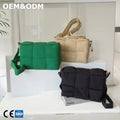 3206 Womens Single Shoulder Bag Quilted Polyester Fashion Puffer Style Lightweight Autumn Winter Use