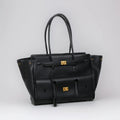 3236 -1 Luxury Casual Women's Large Tote Shoulder Bag PU Leather Zipper Closure Shopper Handbags with Fancy Design for Women