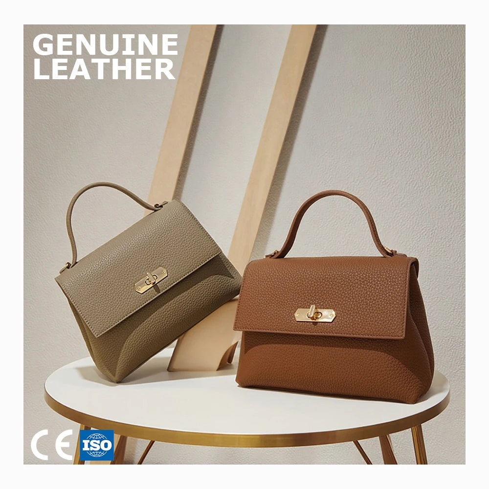 3242 SHINEERA Matching Xlarmy Olive Green Real Cowhide Leather Zippered Vertical Messenger Bag Women Wallet for Women
