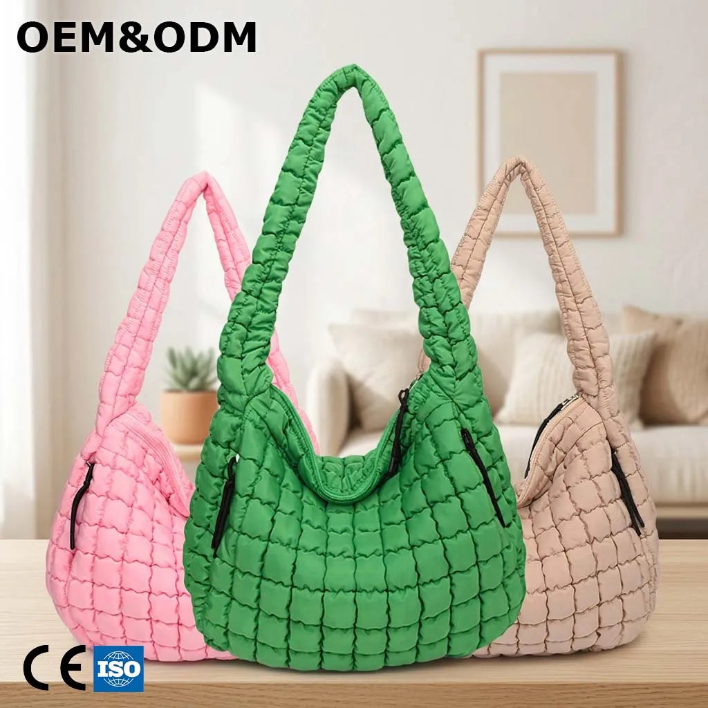 3248 Designer Custom Large Travel Light Weight Waterproof Nylon Tote Bag for Women Weekend Overnight Gym Foldable Beach Bag