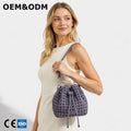 3253 Premium Elegant Pu Vegan Leather Large Capacity Soft Touch Ladies Handbag Purse for Daily Office Shopping Trip