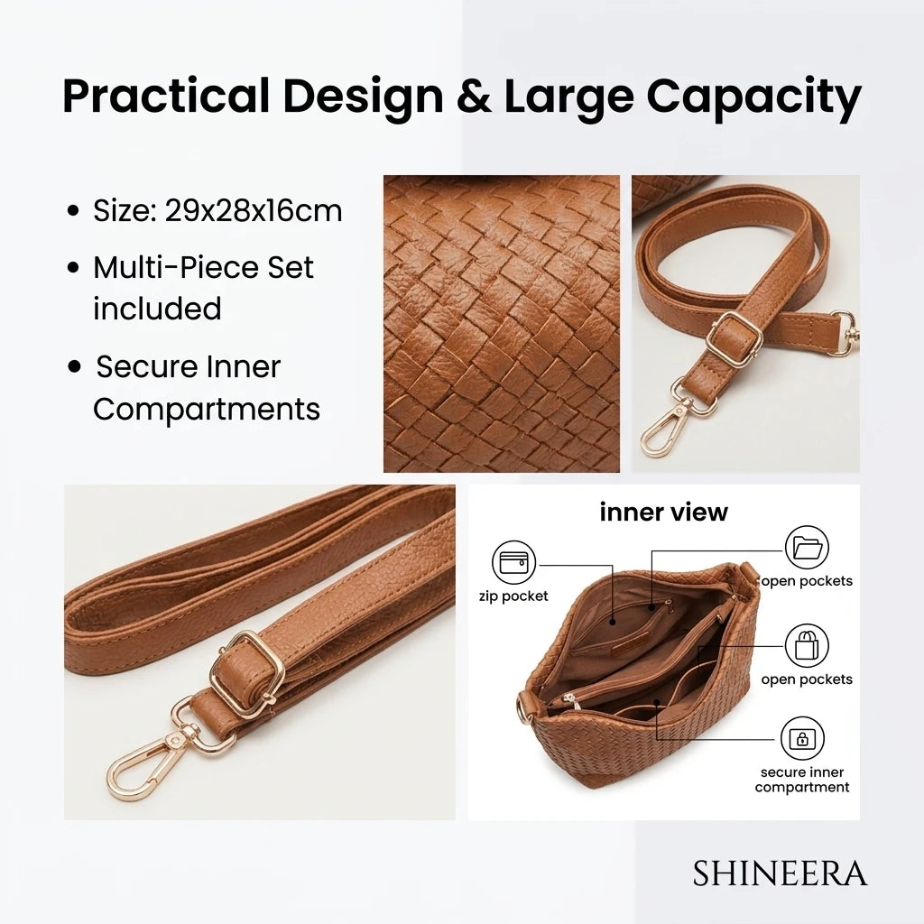 3253 Premium Elegant Pu Vegan Leather Large Capacity Soft Touch Ladies Handbag Purse for Daily Office Shopping Trip