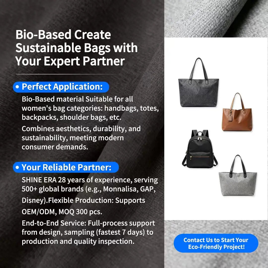 3280 K Premium Vegan Leather Hand Bag Accessory Plant BIO Based Eco Friendly Sustainable Material Trendy Grape Leather Bag